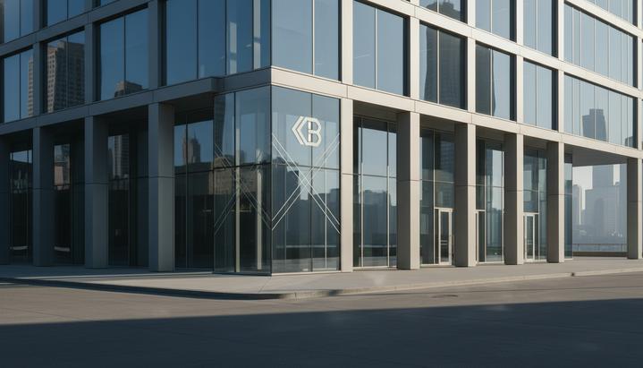 First Financial вышел на рынок Чикаго, купив BankFinancial за $142 млн Современное здание банка из стекла и стали на углу улицы в Чикаго, на заднем плане видны небоскребы.