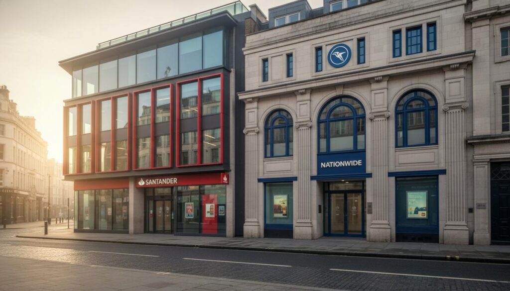 Банки Британии: Nationwide привлекает клиентов, Santander их теряет